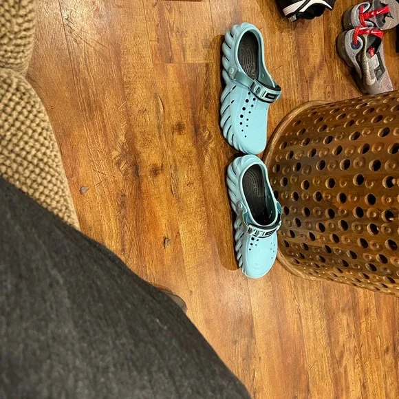 Light Blue Crocs size 12 - Picture 6 of 8